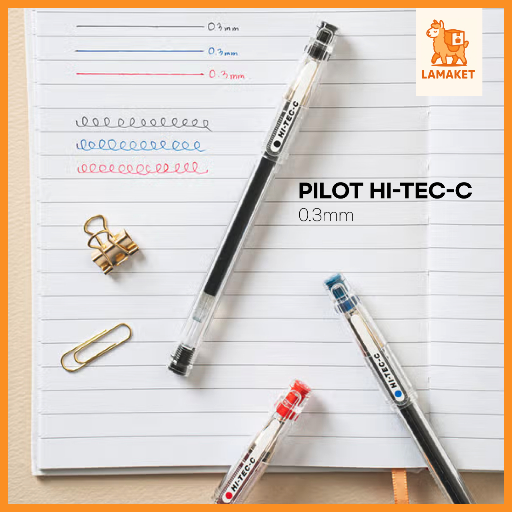 ปากกา PILOT HI-TEC-C 0.3mm – ความแม่นยําในตํานานในทุกเส้น