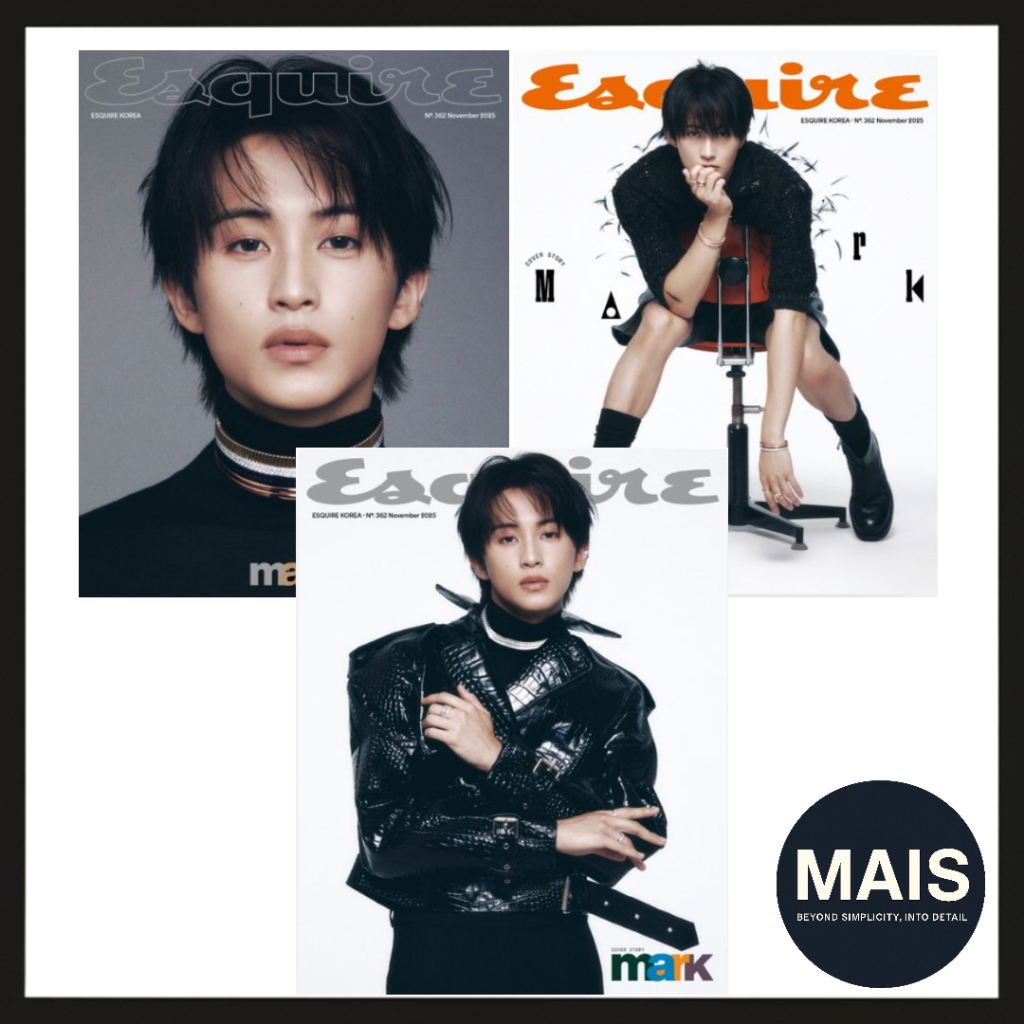ESQUIRE Korea Magazine 2025 พฤศจิกายน – NCT MARK K-pop Cover (เวอร์ชั่น A/B/C) |/นิตยสารแฟชั่นเกาหลี