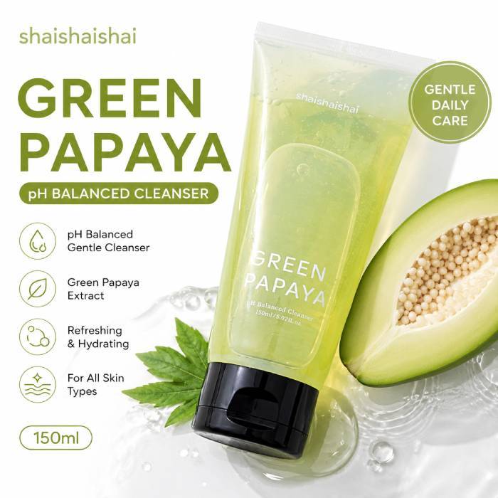 [shaishaishai] Green Papaya pH Balanced Cleanser 150mL / K-BEAUTY
