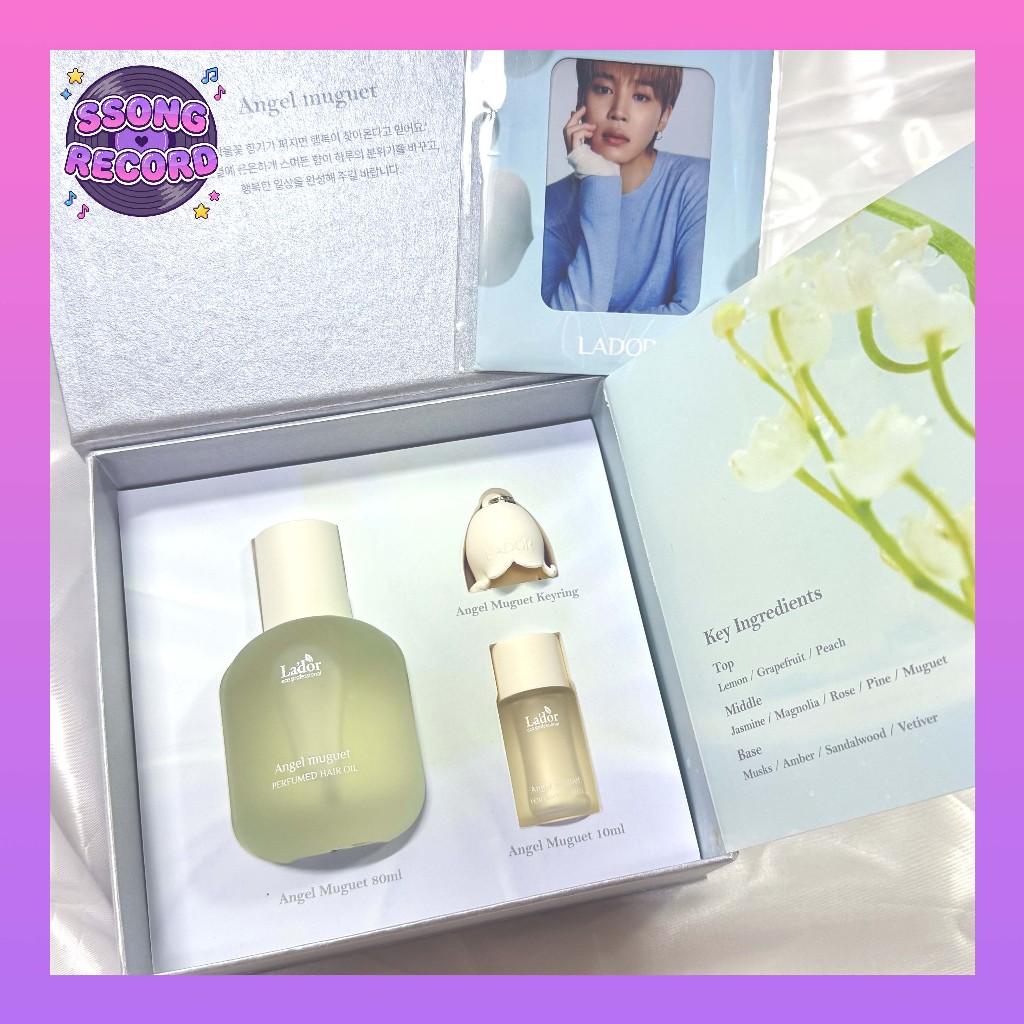 Lador x Jimin Angel Muguet & Perfumed Hair Oil Premium Gift Edition & Photobook