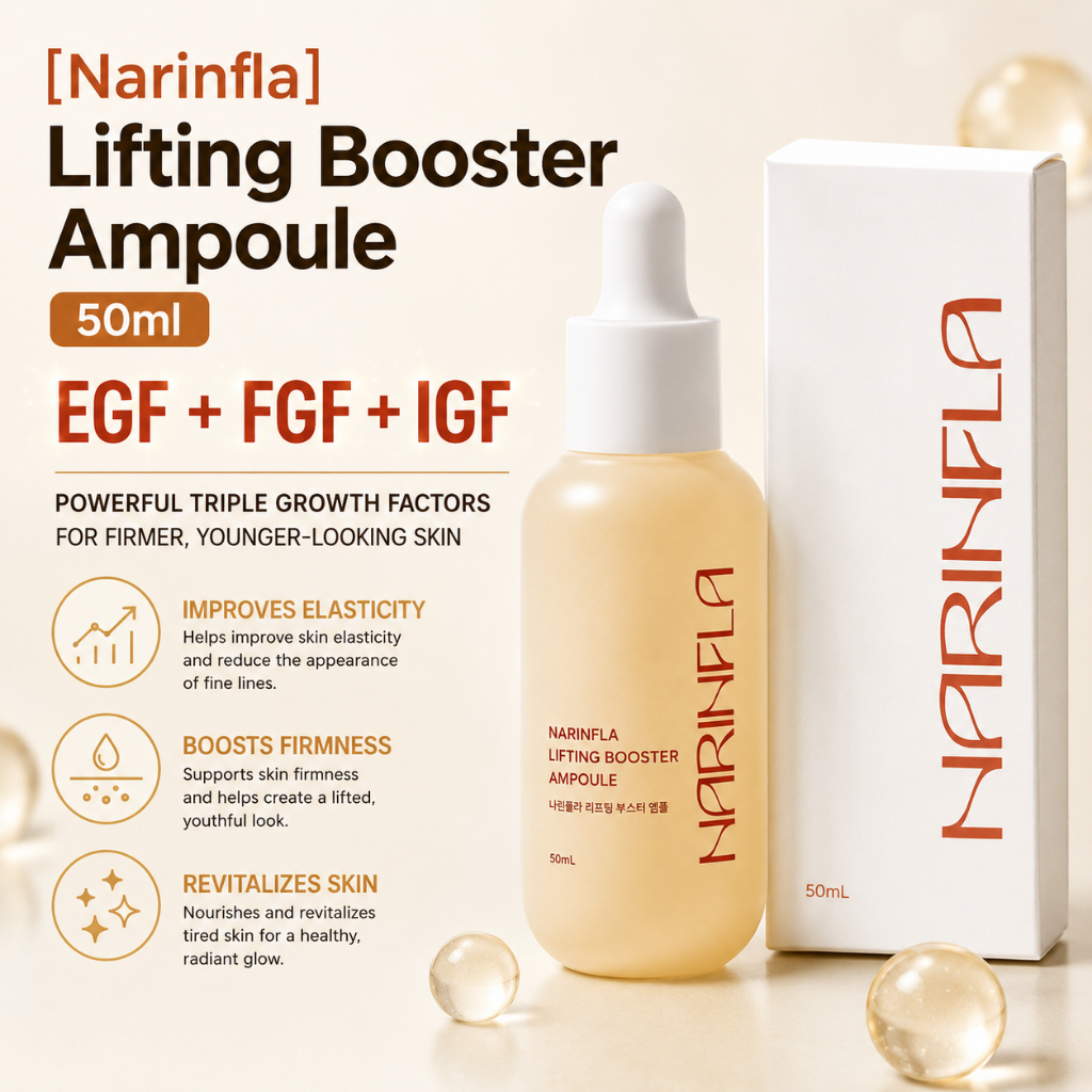 [Narinfla] Lifting Booster Ampoule, 50ml l 3GFFirming & Elasticity l กระชับผิว l Wrinkle Care l K-Be