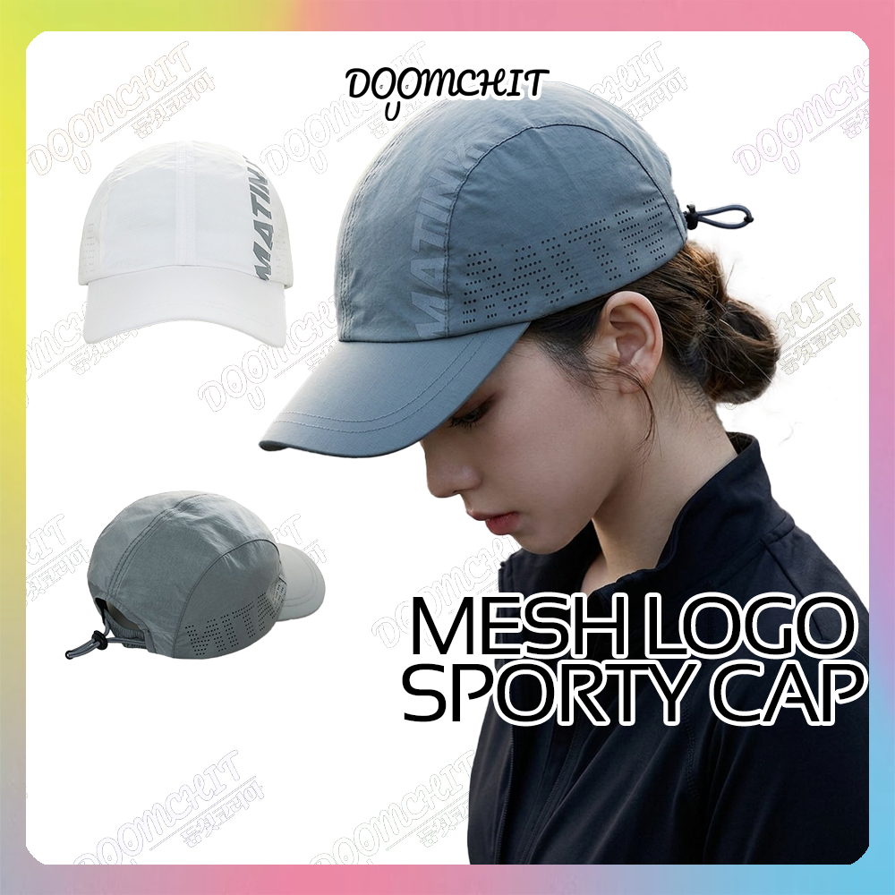 MATIN KIM Mesh Running Cap | หมวกวิ่งไนลอน | หมวกแฟชั่นเกาหลี