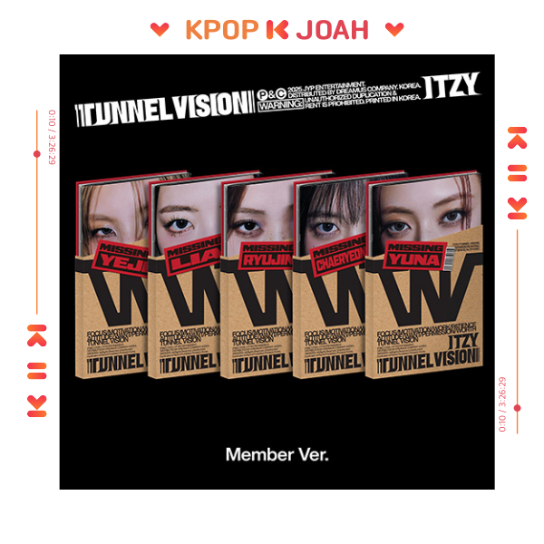 [POB] (MEMBER ver.) ITZY [TUNNEL VISION] 11th MINI ALBUM (10th Nov.2025)