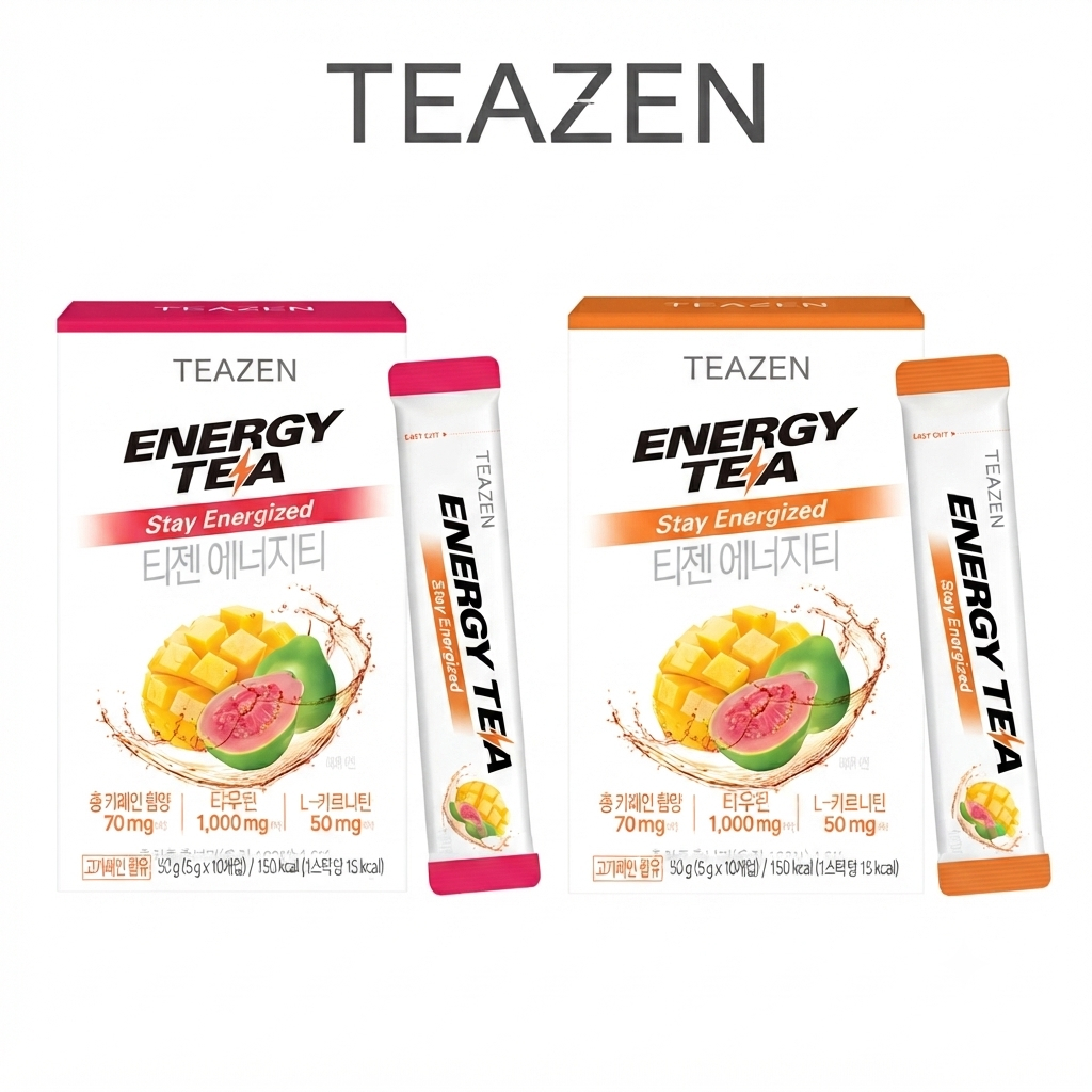 TZ Energy Tea Stick Boost Zero Sugar Energy Powder Drink Mix