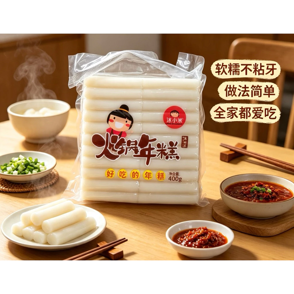 Tokpokki ต๊อกบกกี(年糕 )ขนาด 400g #พร้อมส่งจากไทย# ต๊อกโบกี เค้กข้าว แป้งโมจิ โมจิ โมจิย่าง โมจิเค้กข้าว