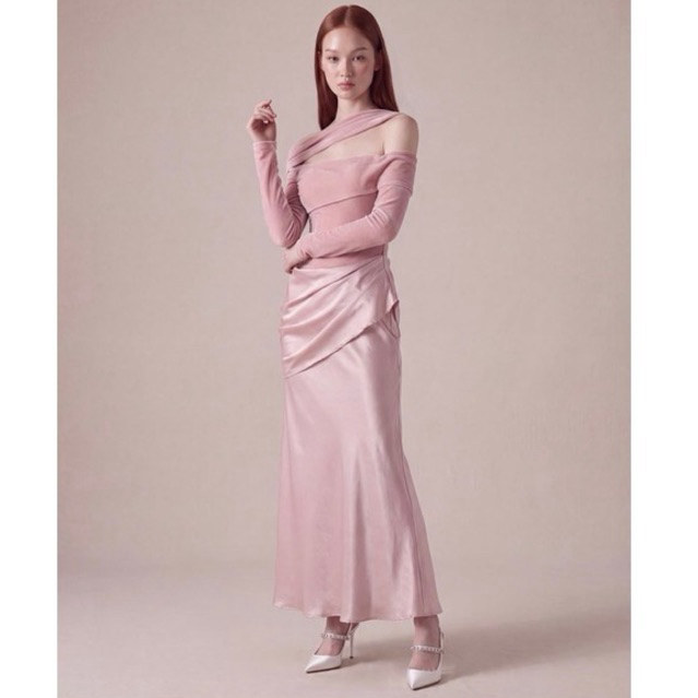ส่งต่อเดรสยาวออกงานแบรน my lady by baifern พร้อมส่ง