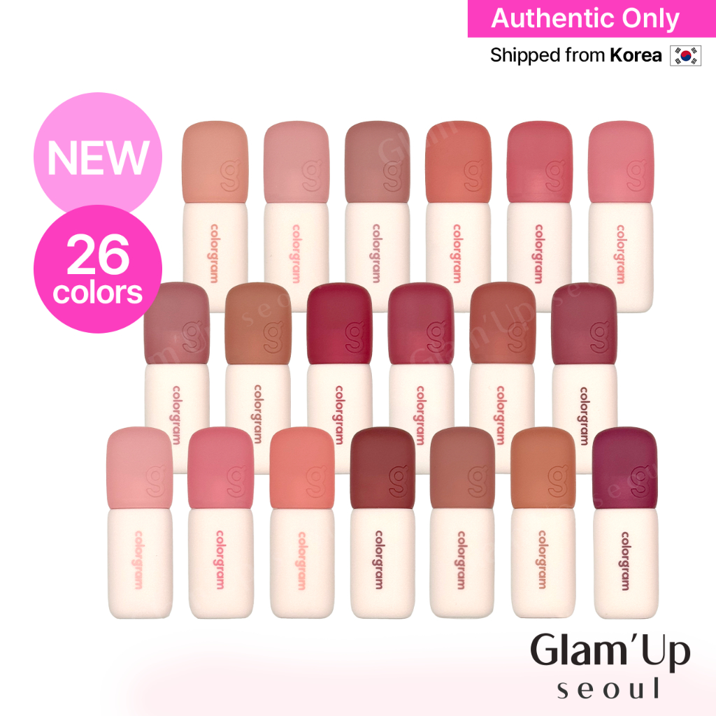 [แกรมสี] 🇰🇷 Nude Blur Tint 26 สี 5g Lightweight Texture Matte Finish Lip Tint