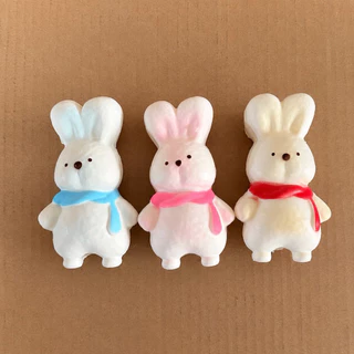 สกุชชี่ กระต่ายน่ารัก 🐰🐰(1ชิ้น) สโลว 11cm