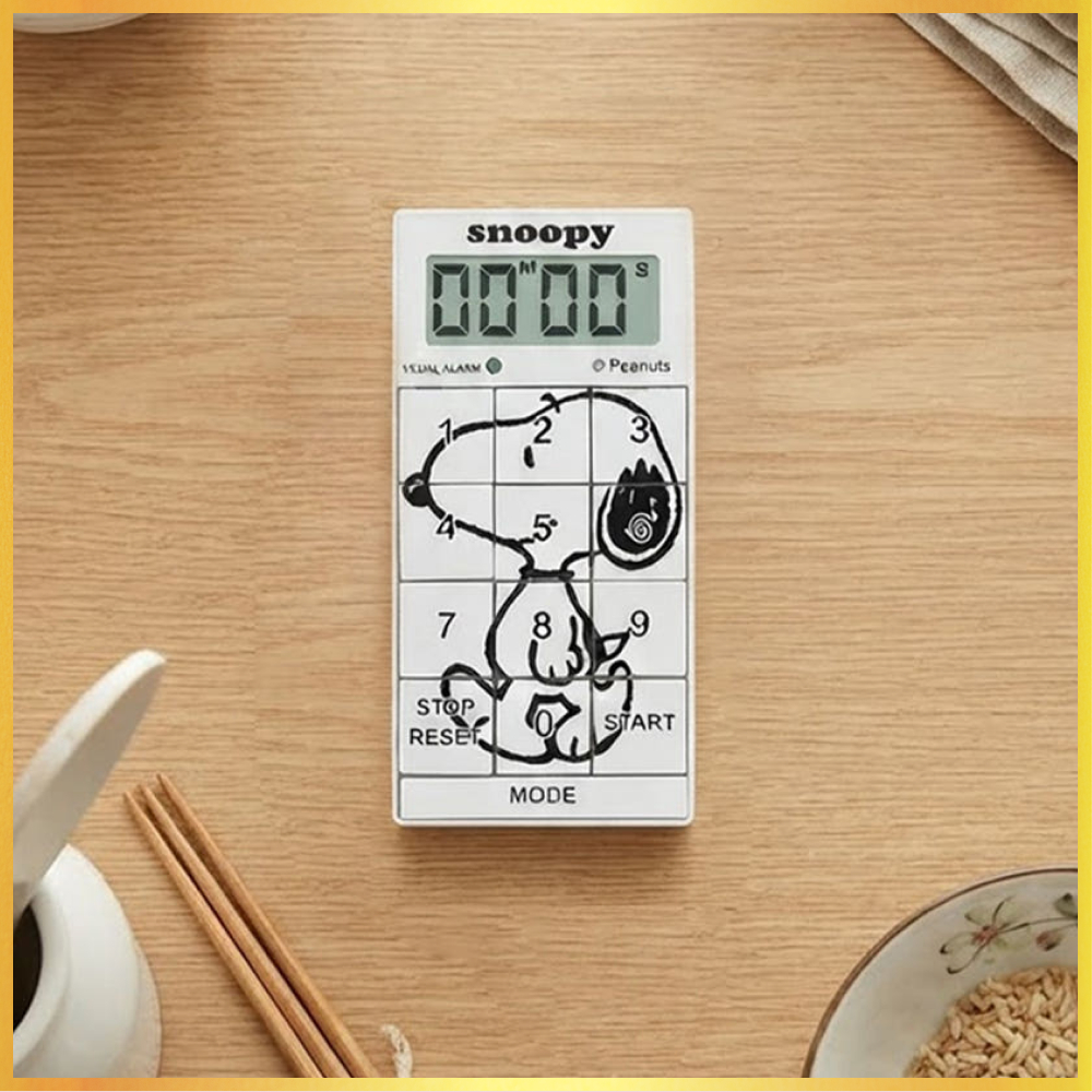[PEANUTS] นาฬิกาจับเวลาในครัว Snoopy