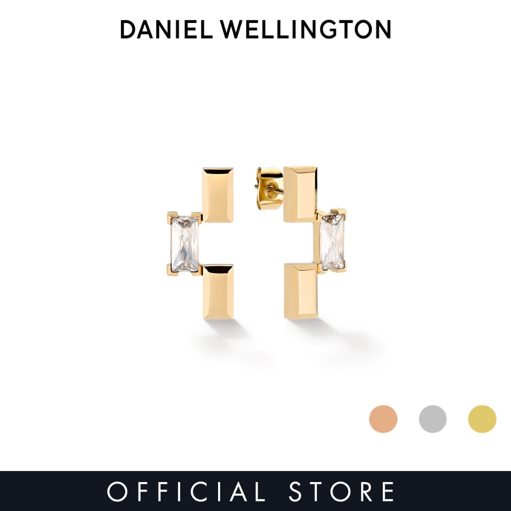 Daniel Wellington Bric Earrings - Unisex Earrings for women and men stainless steel Earrings DW Offi