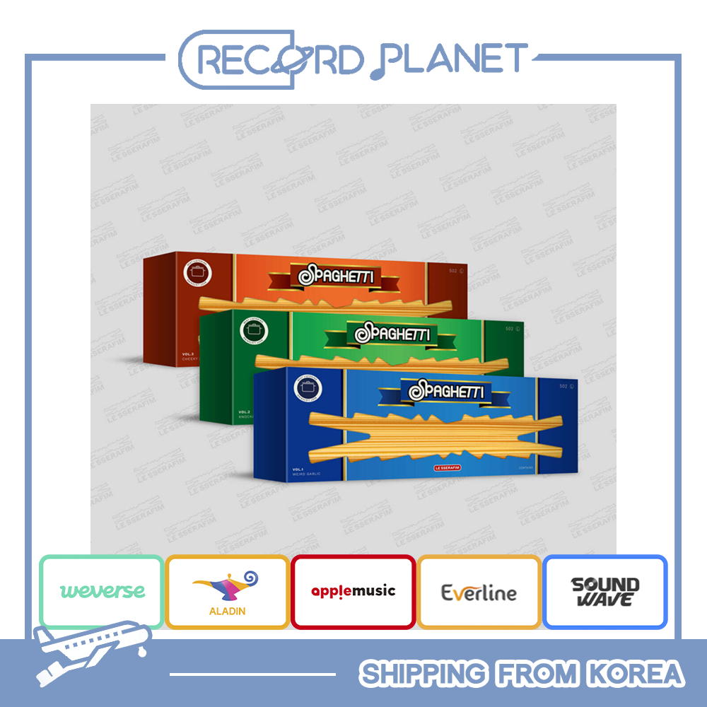 [POB] LE SSERAFIM  1st Single Album ‘SPAGHETTI’ (Photobook ver.)