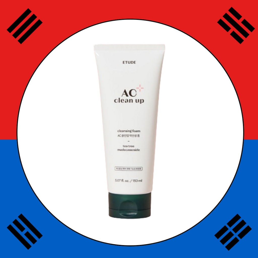 Etude AC Clean Up Cleansing Foam 150ml KORICO จัดส่งจากเกาหลี