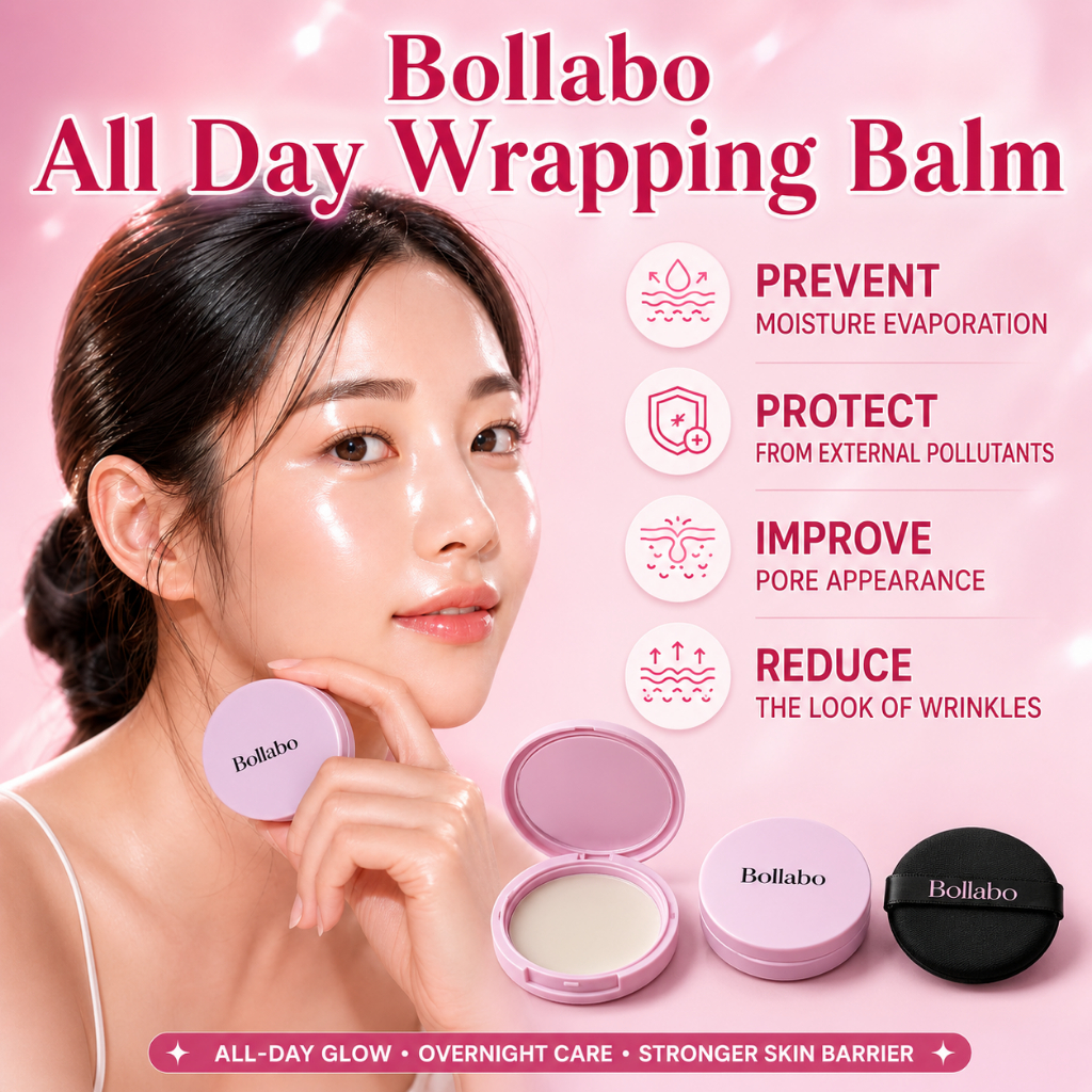 [Bollabo] All Day Wrapping Balm, 13g, 1pc l Wrapping Balm l Moisture Barrier l Skincare BoostSkin Pr