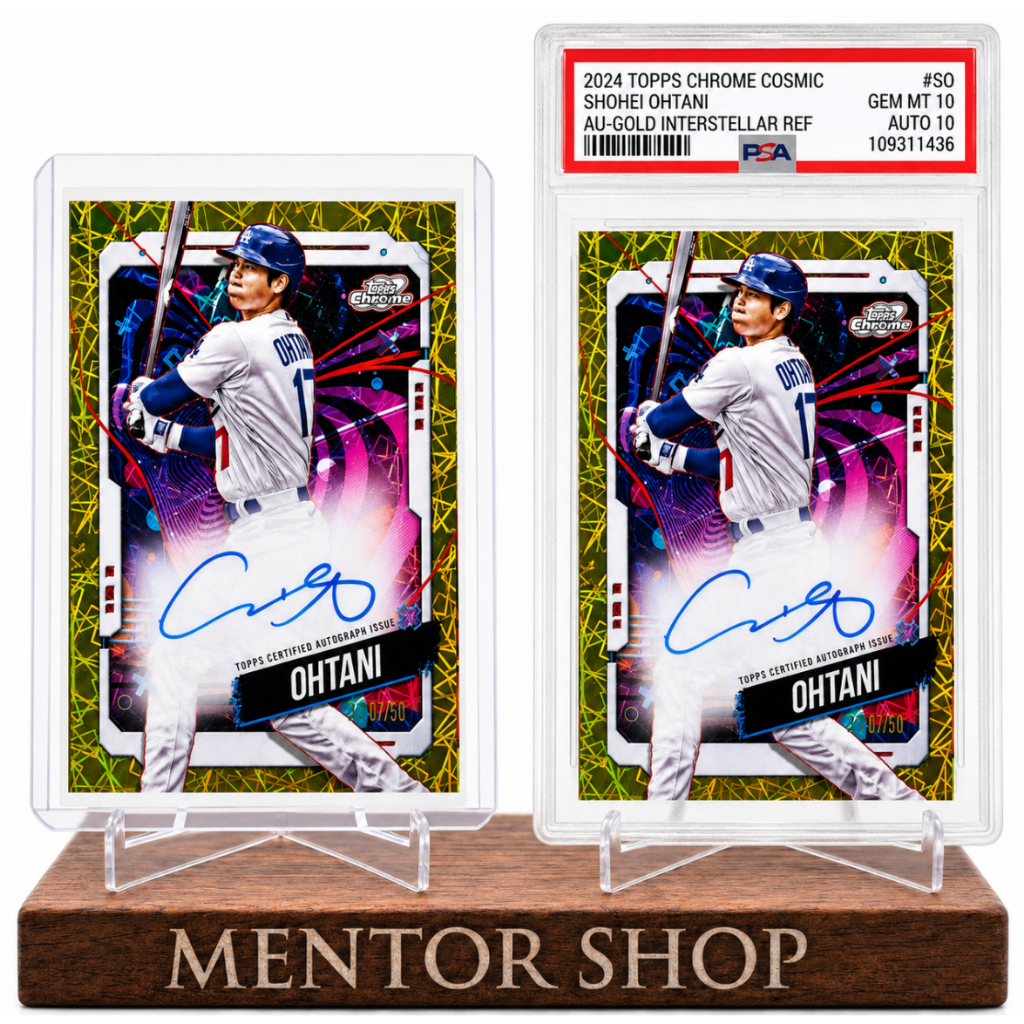 [ร้านเมนเตอร์] ✨ Shohei Ohtani Gold Laser Auto Custom Card – ความน่ารําคาญระดับพรีเมียม! ✨