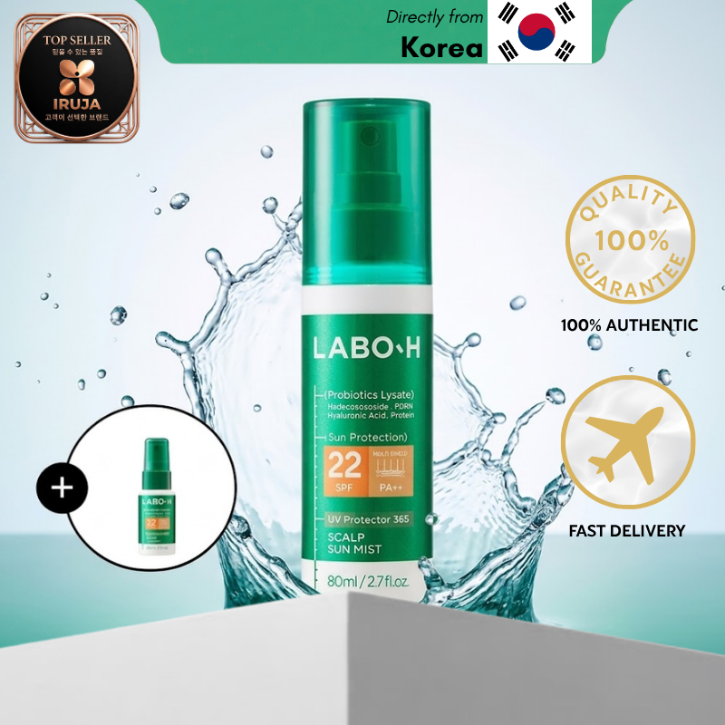 [IRUJA KOREA]LABO-H Scalp & Hair UV Sun Mist 80ml + 25ml Set