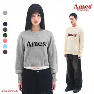 [AMES] BASIC PULLOVER KNIT_สไตล์เกาหลี