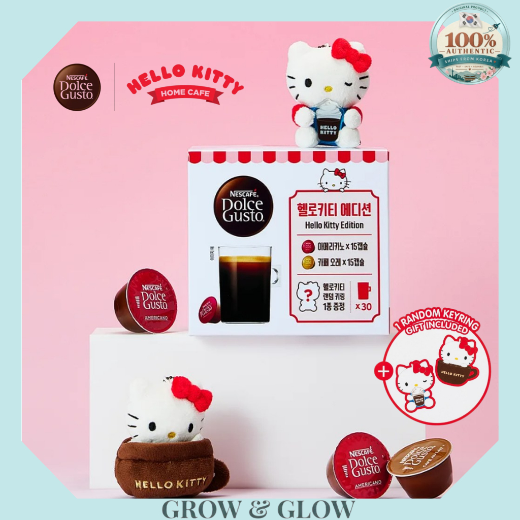 [Nescafe] Dolce Gusto Hello Kitty Edition Capsule Pack 30 แคปซูลพร้อมพวงกุญแจสุ่ม