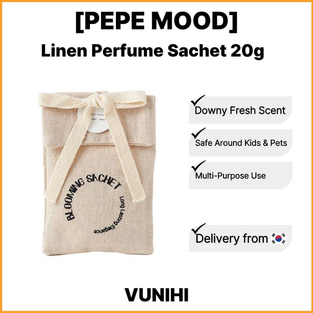 [PEPE MOOD] ซองน้ําหอมผ้าลินิน 20g – Downy Fresh | น้ําหอมปรับอากาศกําจัดกลิ่นผ้าลินินธรรมชาติสําหรั