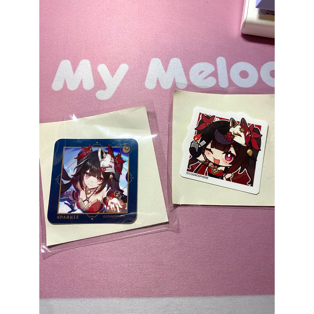 [พร้อมส่ง / ออฟฟิเชียล] สติ๊กเกอร์คอลแลบ Honkai: Star Rail x Sushiro – ลาย Sparkle (Hanabi)