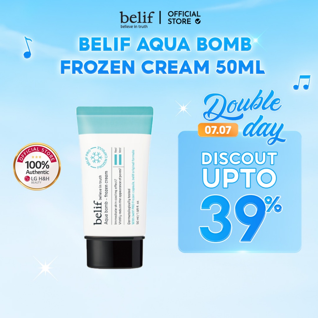 ❄️Belif aqua Bomb- frozen Cream 50ml | รีเฟรช & คูล & ไฮเดรท & โกลว์ | LG Beauty Official