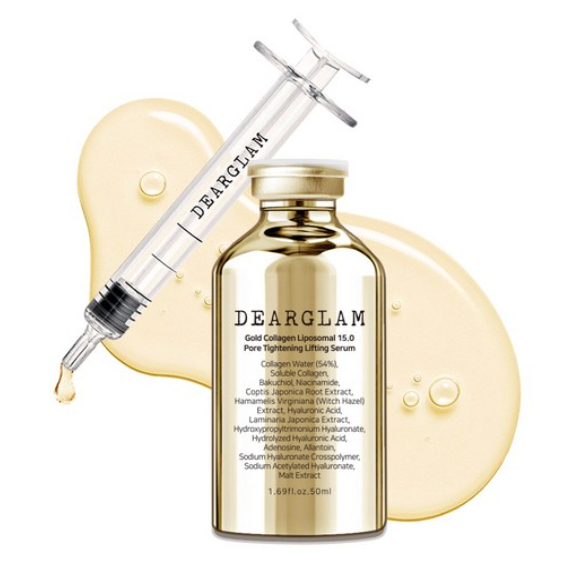 BABYGLAM GOLD COLLAGEN LIPOSOMAL 15.0 SERUM 50ML – Firming & Pore Tightening Daily Lifting Care