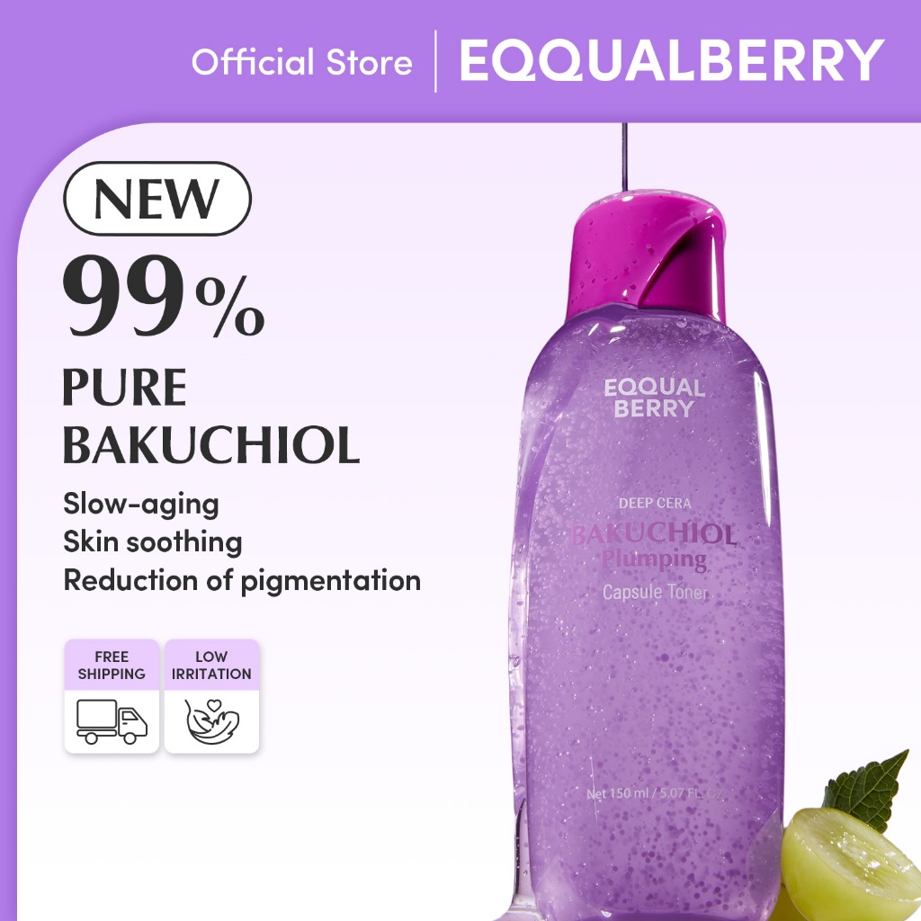 [EQQUALBERRY Official] Bakuchiol Plumping Capsule Toner 150ml