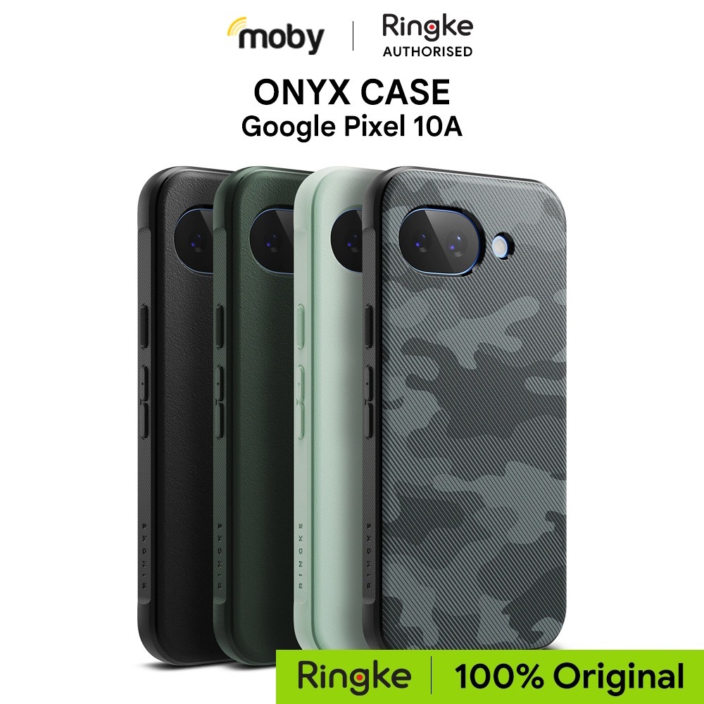 Ringke Onyx for Pixel 10a Case - สีดํา / มิ้นท์