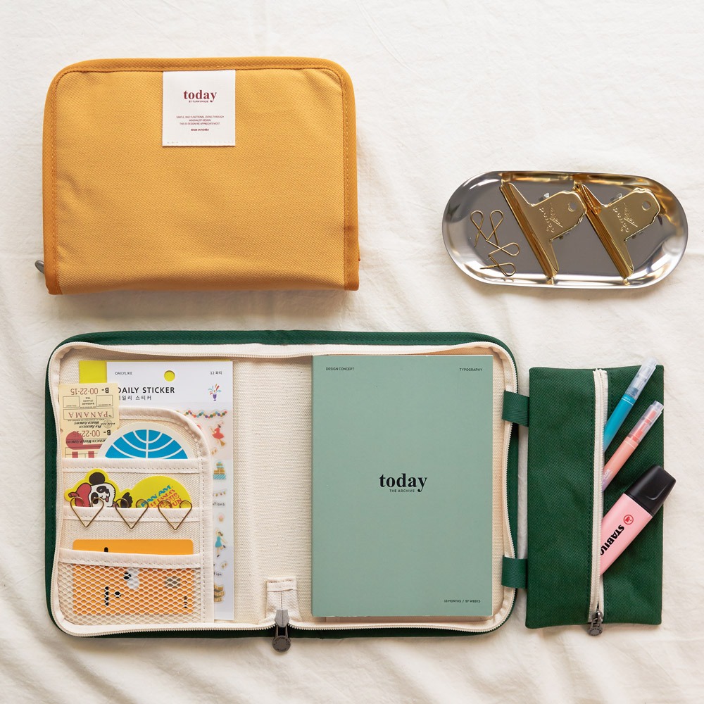 Canvas Today Book Pouch Diary Set