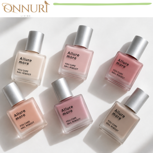 Allure More Nail Reboot เกาหลี Nail Strengthener Tinted Nail Treatment สีธรรมชาติ