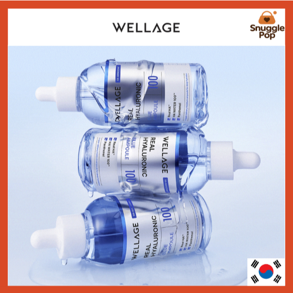 [WELLAGE] Real Hyaluronic Blue 100 Ampoule