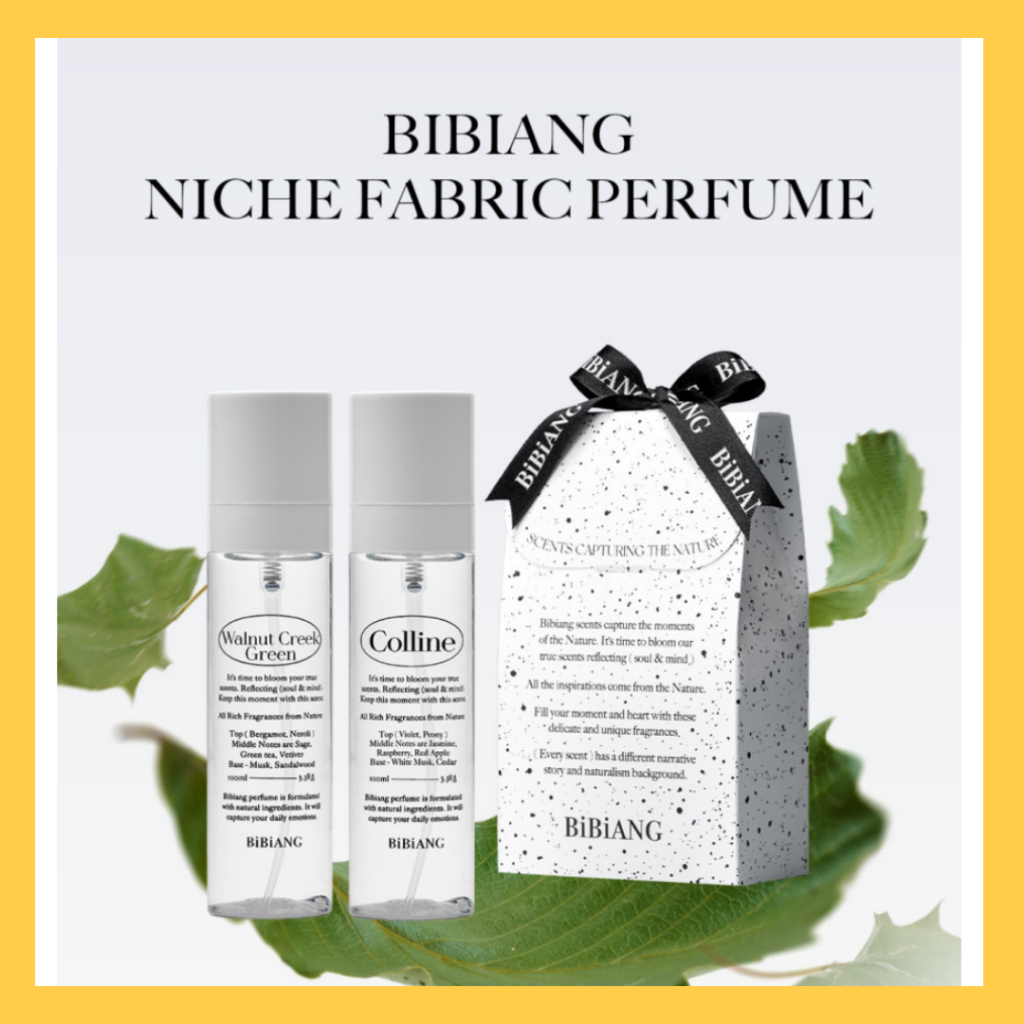 เตะเด็กผู้ชาย | BIBIANG Niche Room & Fabric Spray Duo Set 100ml2 | Gift Box Edition | 8 กลิ่น