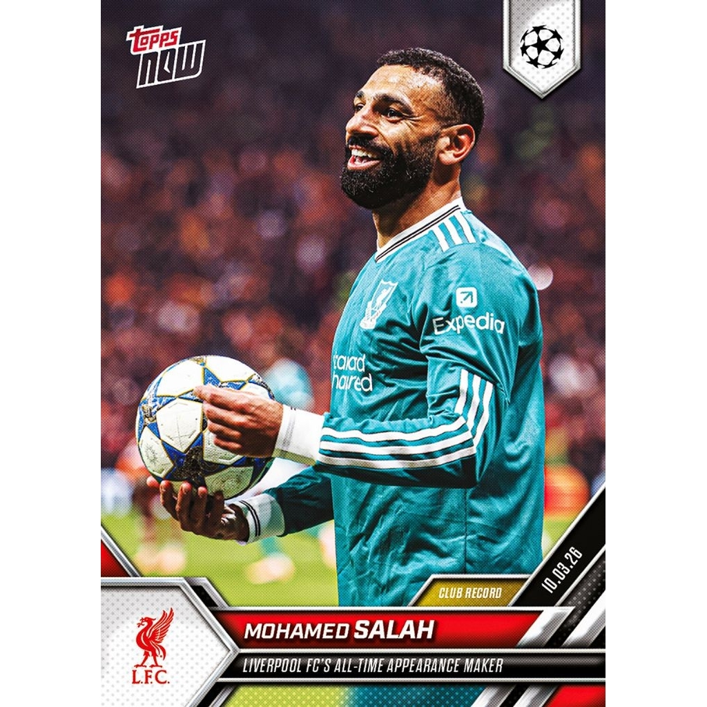 Salhamed Salah - 2025-26 UCL Topps NOW - การ์ด 100