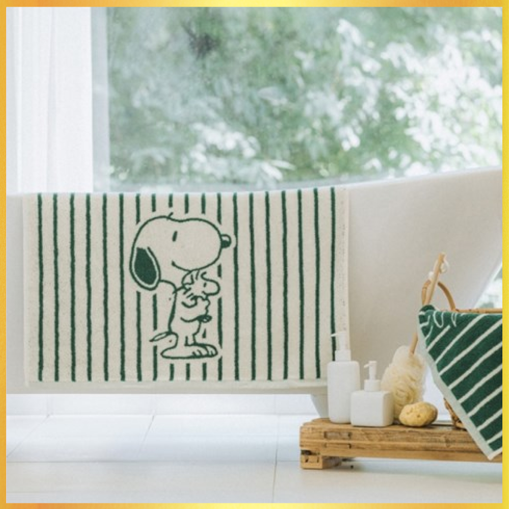 [Peanuts] Snoopy Evergreen Large Towel / Beach & Bath Towel