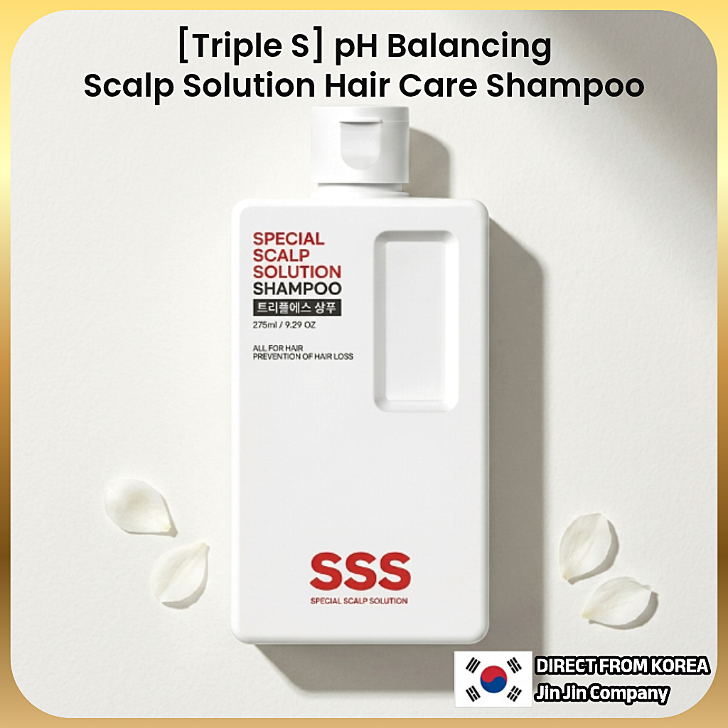 [Triple S] pH Balancing Scalp Solution Hair Care Shampoo / Korean Scalp Care Shampoo / Deep Cleanser