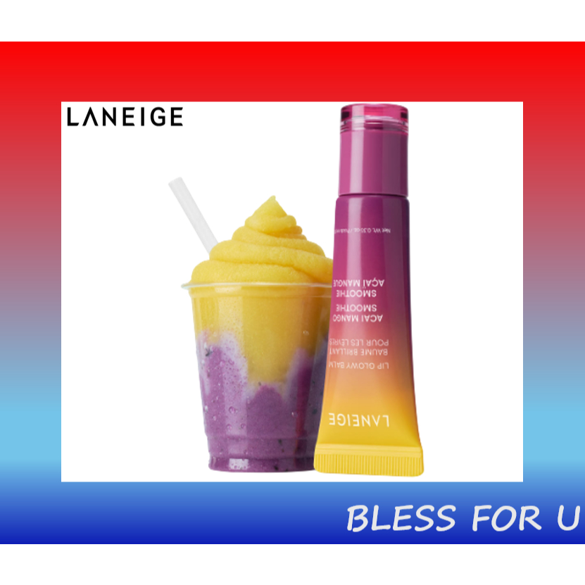 LANEIGE ACAI MANGO SMOOTHIE COLLECTION LIP GLOWY BLAM