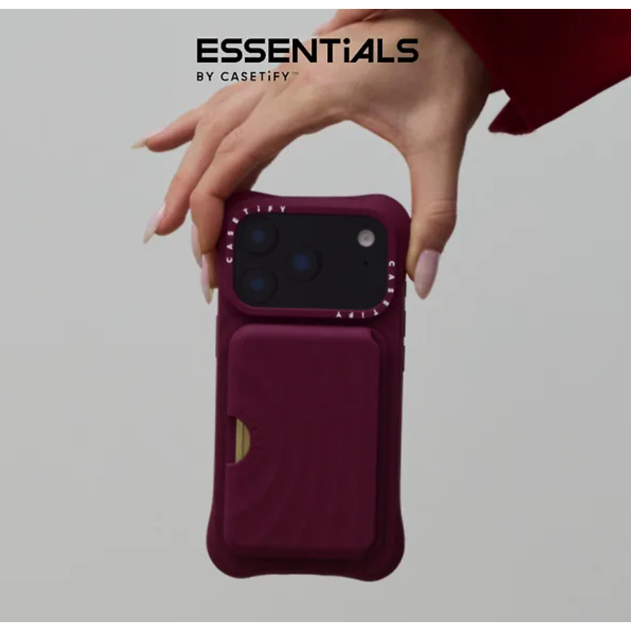 Casetify - [สีใหม่] snappy ripple magnetic card pocket wallet / original