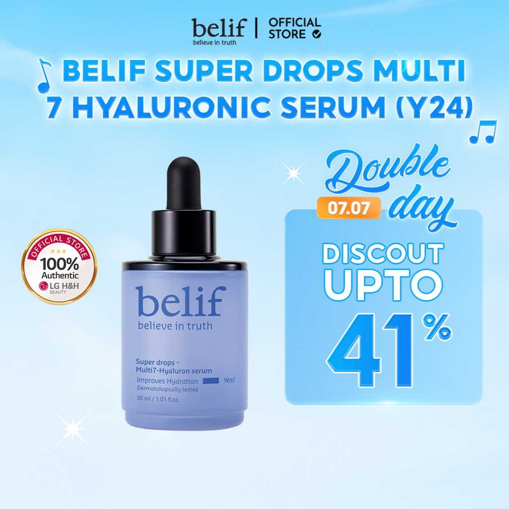 Belif Super Drops Multi-7 Hyaluronic Hydrating Serum | LG BEAUTY OFFICIAL