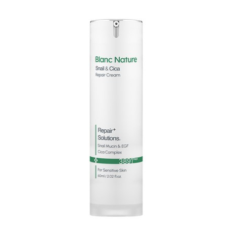 Blanc Nature snail& cica รีแพร์ ครีม 60ml