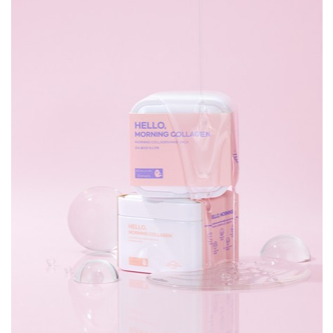 Grace Day Hello Morning Collagen Mask Pack 30 แผ่น มาส์กแผ่นให้ความชุ่มชื้นด่วนรายวัน