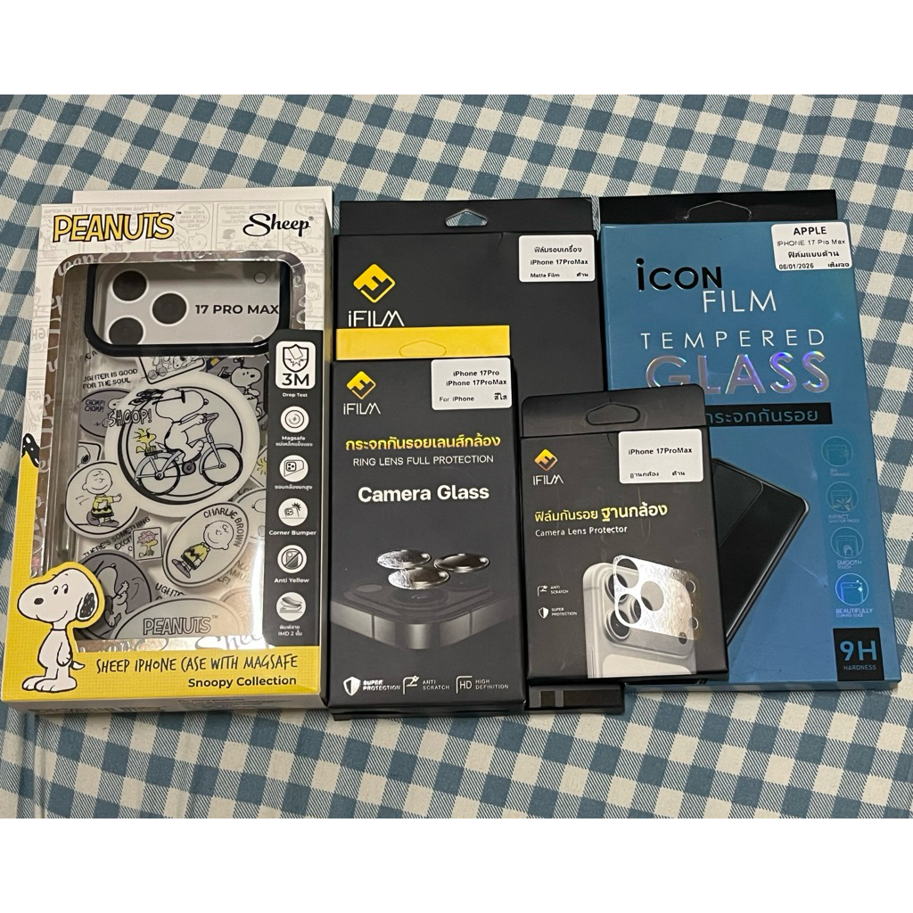 case sheep /อุปกรณ์กันรอย กันกระเเทก iphone 17 pm (set)