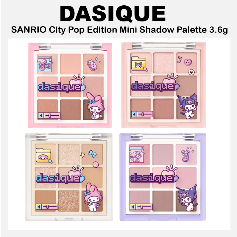 [DASIQUE] SANRIO City Pop Edition Mini Shadow Palette 3.6g