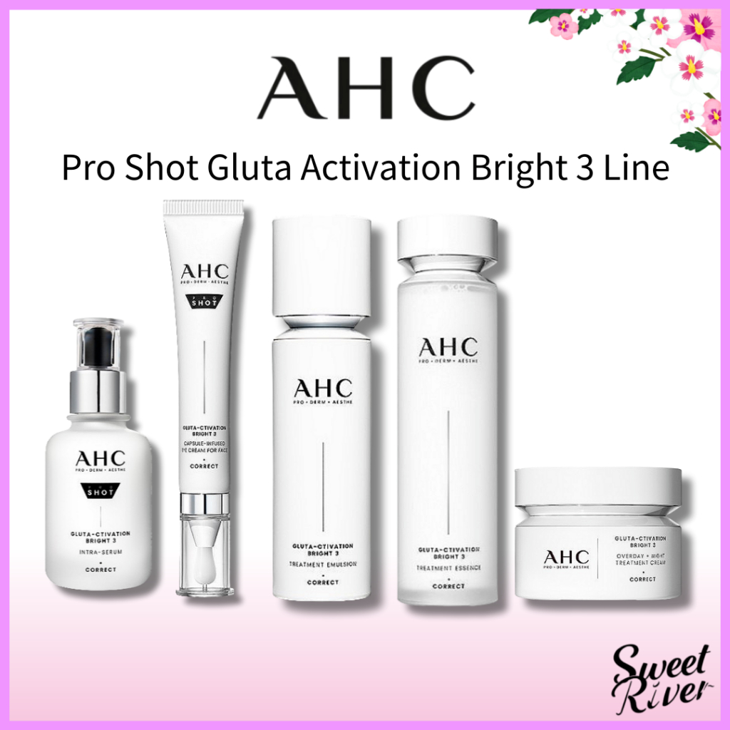 [AHC] Pro Shot Gluta Activation Bright 3 Line (เซรั่ม, อายครีม, อิมัลชั่น, เอสเซ้นส์, ทรีทเมนท์ครีม) - จัดส่งจากเกาหลี
