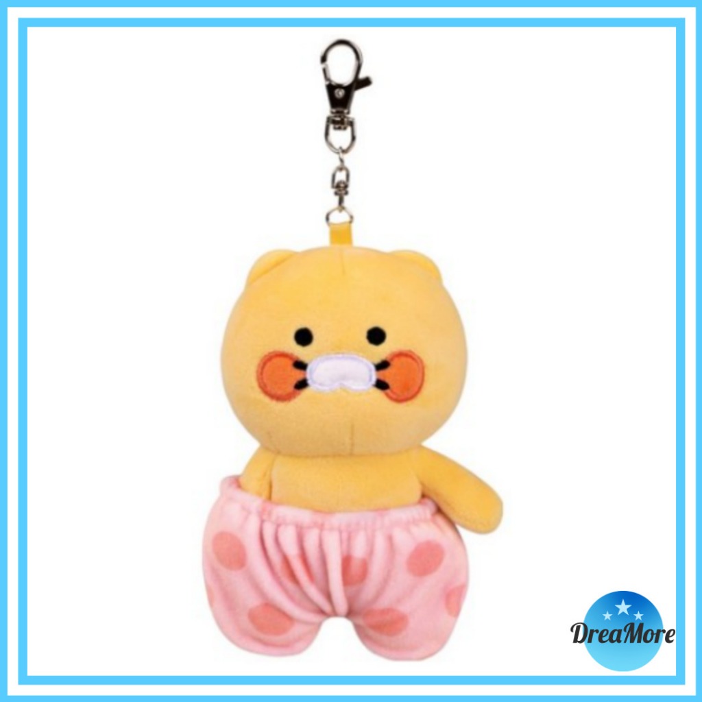 KAKAO FRIENDS Choonsik สวมพวงกุญแจตุ๊กตาชุดนอน