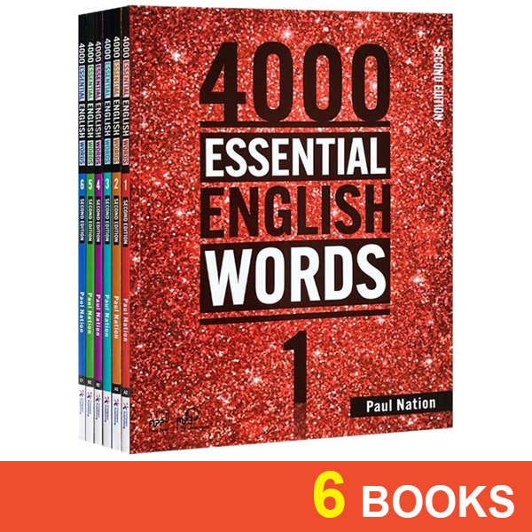 4000 คําภาษาอังกฤษที่จําเป็น 6 เล่มครบชุดสมุดงานฝึกคําศัพท์ (6 เล่ม)
