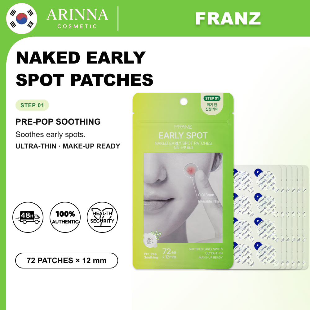 🔥🇰🇷 ขายดี FRANZ Blind Pimple Patches for Early Breakouts, Invisible Dots (72 Count) - แผ่นแปะสิวไม่เ