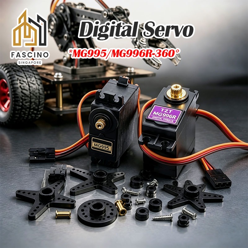 SGServos Digital MG995 MG996 Servo Metal Gear Micro Digital Servo mini Servo Motor โครงการเซอร์โวมอเ