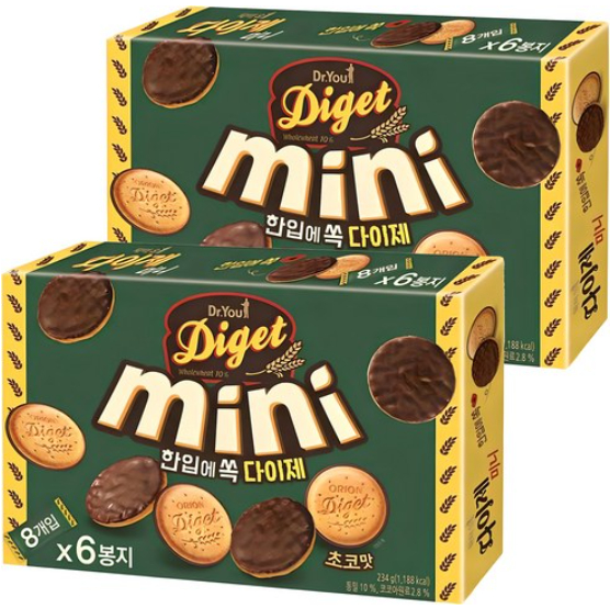 Orion Dr.You Digest Mini Choco (234g  2 แพ็ค)