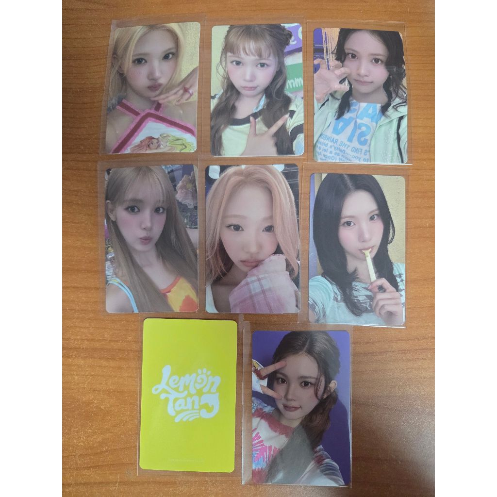 Hearts2Hearts อัลบั้ม Photocard อย่างเป็นทางการ Lemon Tang Kpop Makestar POB แท้ 8 ประเภท