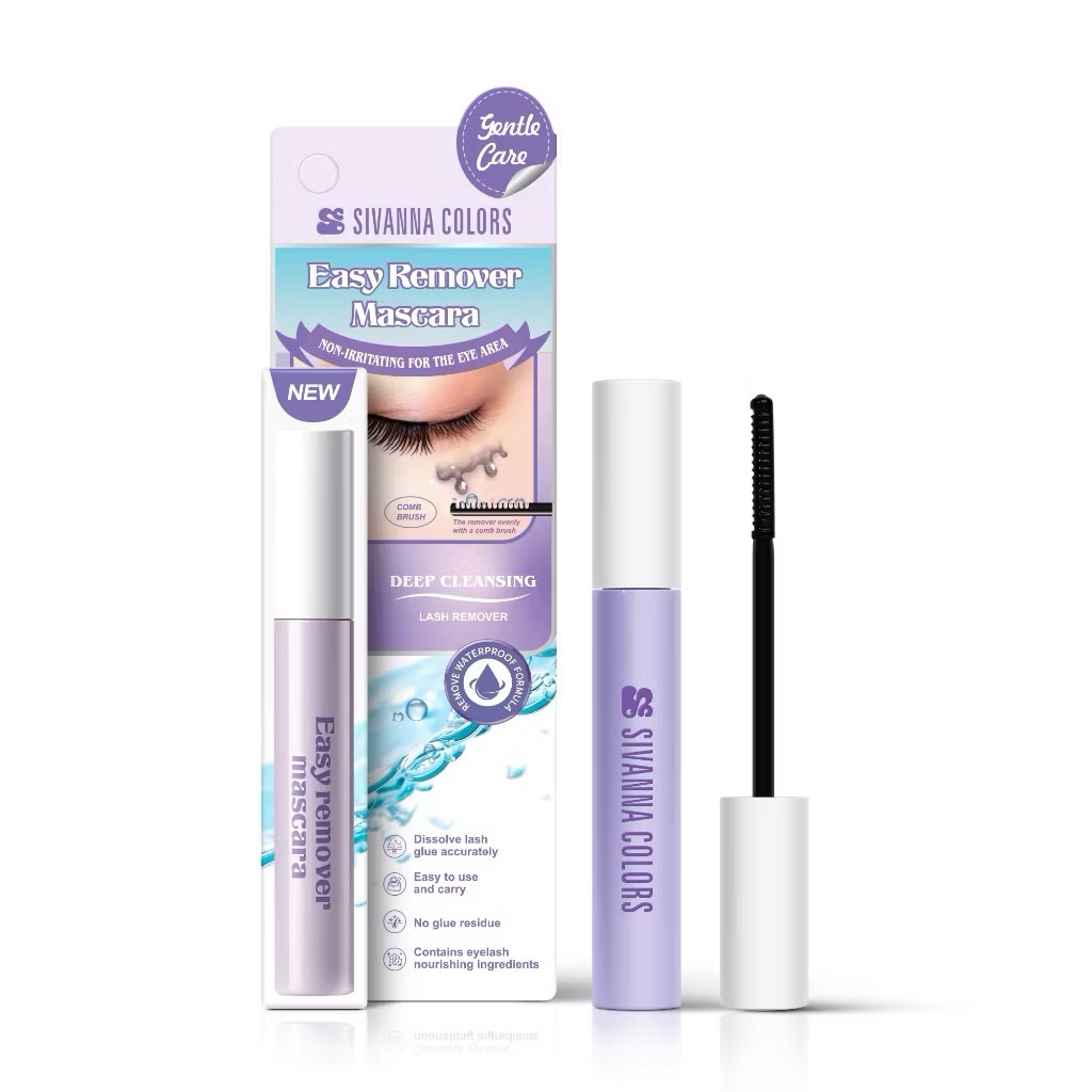 : HF248  SIVANNA COLORS  Easy Remover Mascara มาสคาร่ารีมูฟเวอร์ ที่ล้างมาสคาร่าสูตรออยล์ สำหรับมาสค