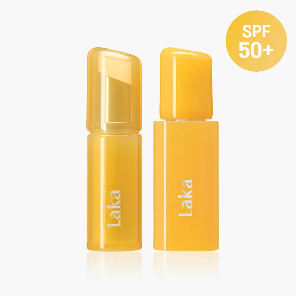 Laka UV Shield Lip Balm & Lip Serum SPF50+ PA++++ 2 ประเภท 1 ชิ้น Moisturizing Glossy Daily Lip Care